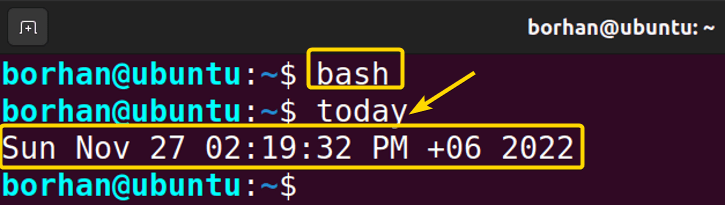 Starting a new session using bash doesn't remove the alias file. It is used permanently now.