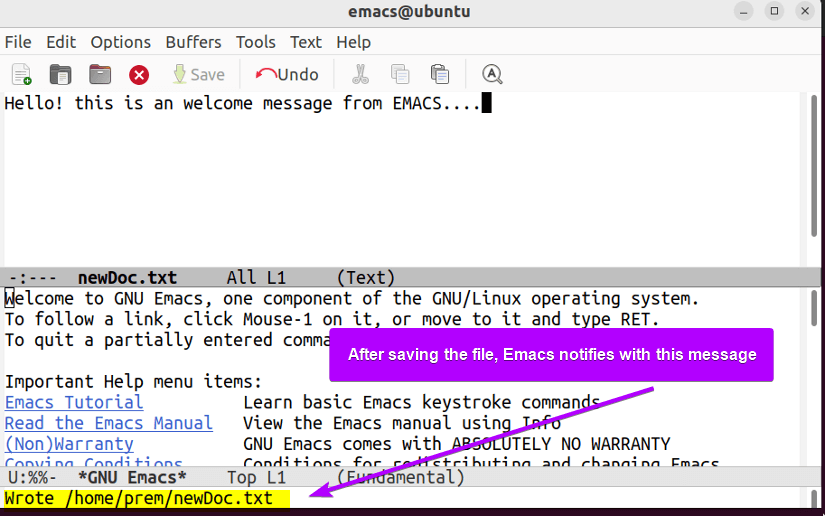 save file and exit in emacs