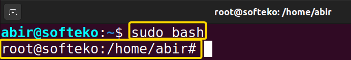 How to Create Root User in Ubuntu using sudo command