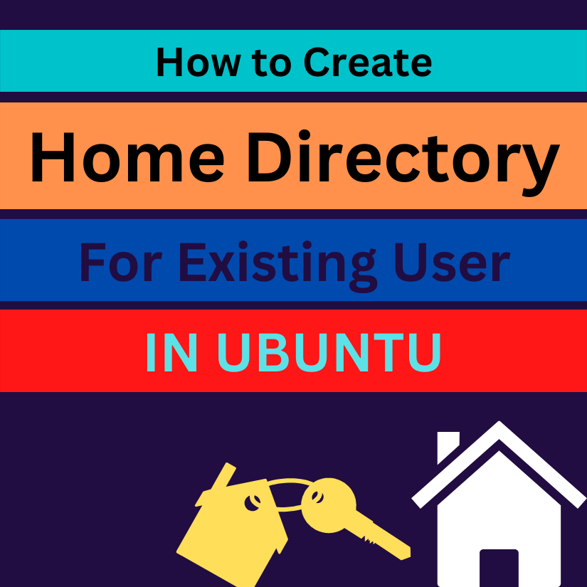 How To Create Home Directory For Existing User In Ubuntu