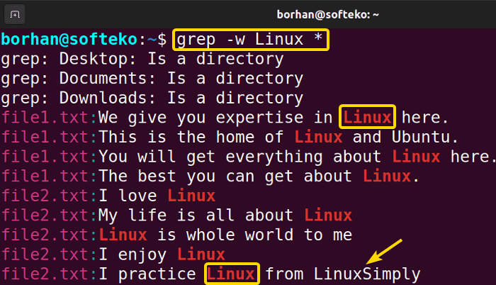 Finding Whole Words Only Using the “grep” Command in Linux