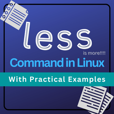 less command in linux