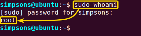 Confirming wheher it is sudo user or not.