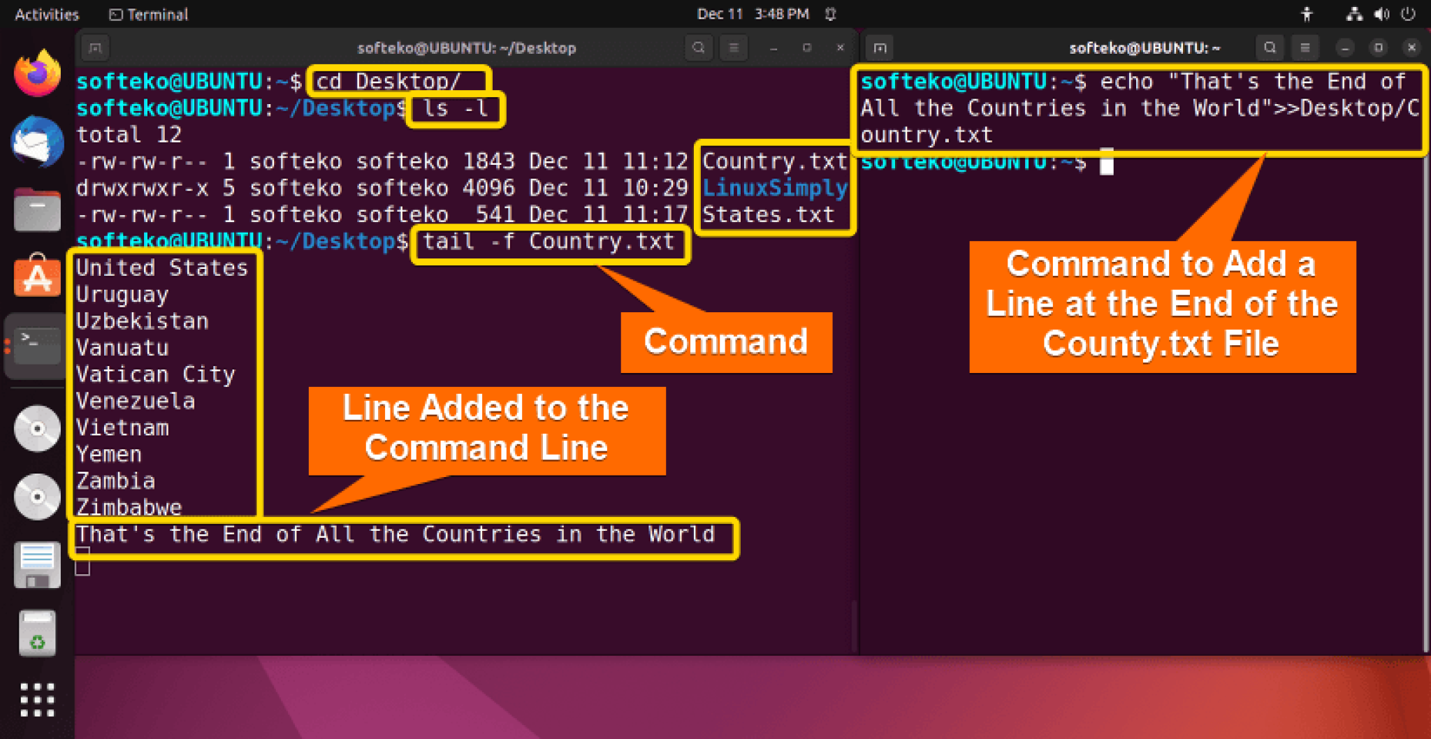 The “tail” Command in Linux [7 Practical Examples] - LinuxSimply