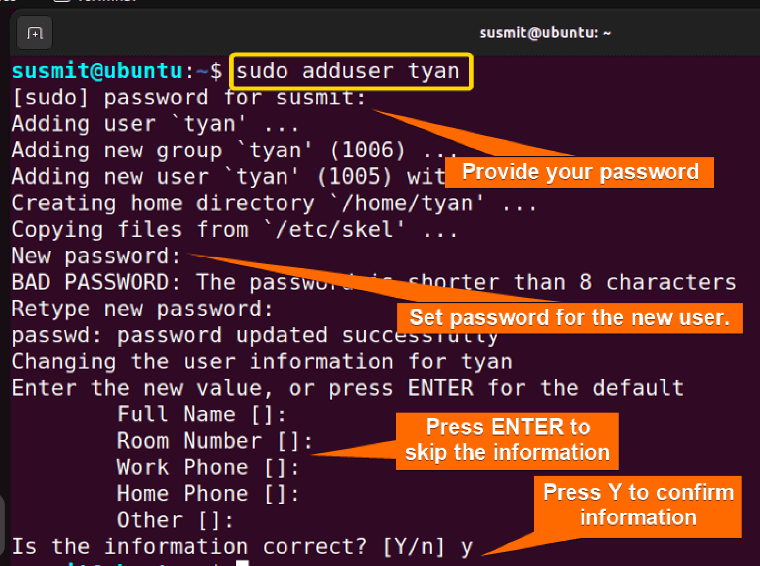 The “adduser” Command in Linux [12 Practical Examples]