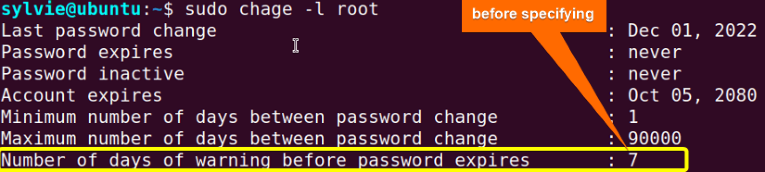 The “chage” Command in Linux [7 Practical Examples]