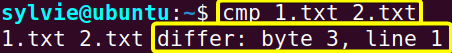 Compare Two Different Files Using the “cmp” Command in Linux