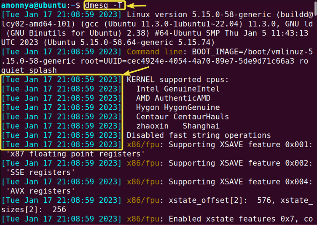 The “dmesg” Command in Linux [7+ Practical Examples]