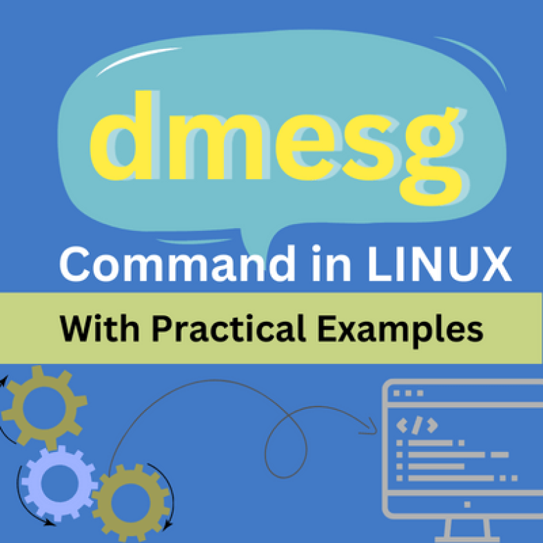 dmesg command in linux.