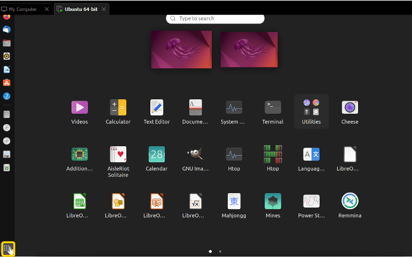 App library of GNOME in linux
