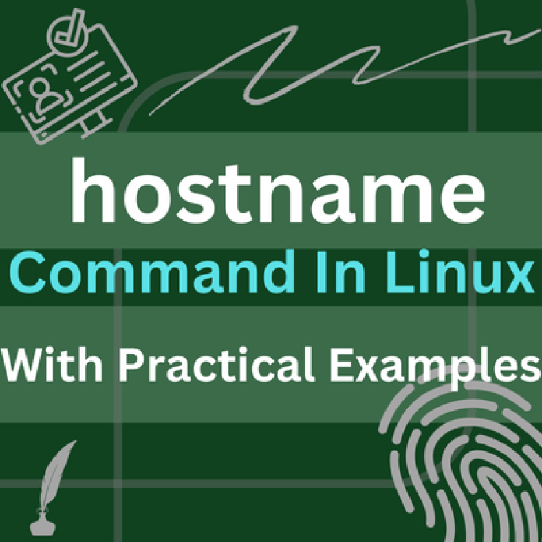 hostname command in linux