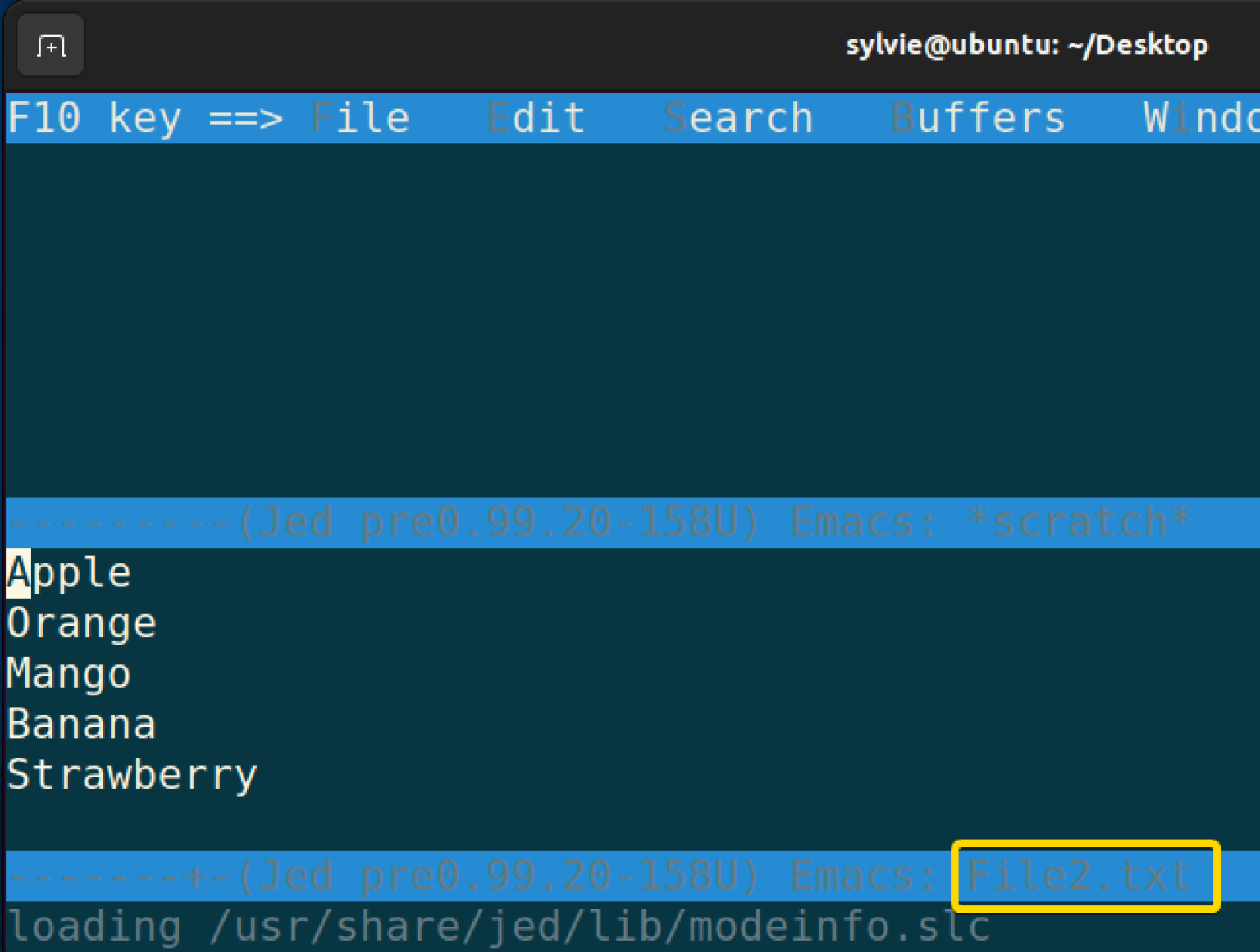 The “jed” Command in Linux [8 Practical Examples]