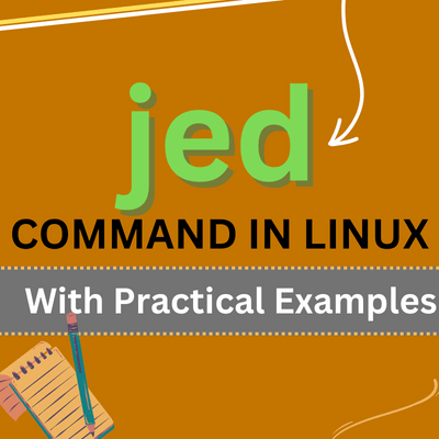 jed commamd in Linux
