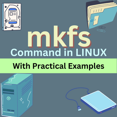 mkfs command in linux.