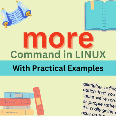 more command in Linux.