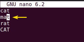 Going directly on a line and a particular column using the nano command in Linux