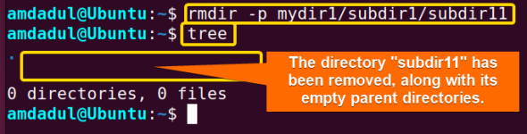 The “rmdir” Command in Linux [7 Practical Examples] - LinuxSimply