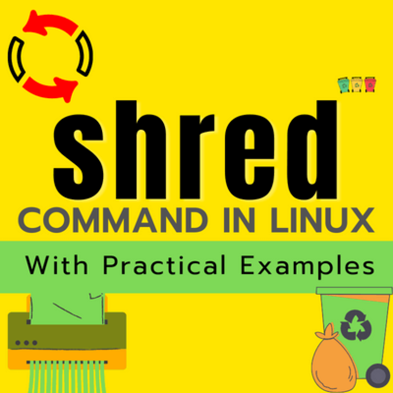 shred command in linux