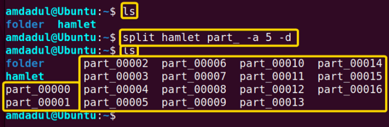 The “split” Command In Linux [6 Practical Examples] - LinuxSimply