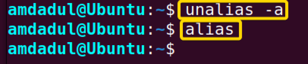 The “unalias” Command in Linux [3 Practical Examples]
