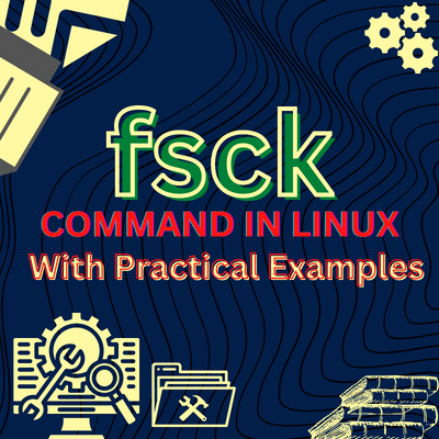 fsck command in linux.