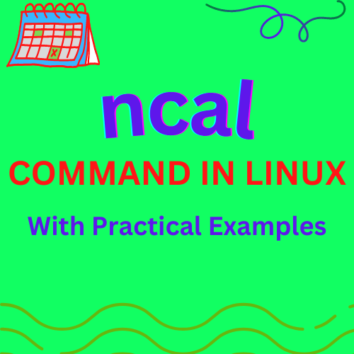 ncal command in linux