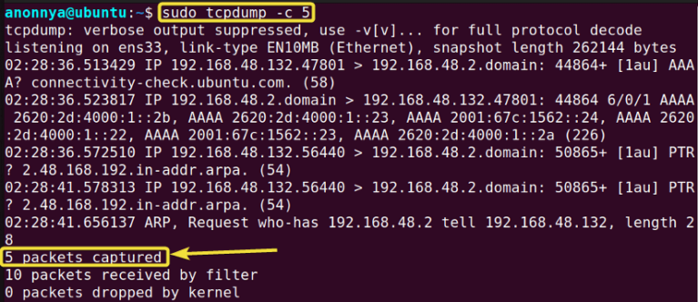 The “tcpdump” Command in Linux [6+ Practical Examples]