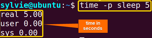 Display Time in POSIX Format Using the “time” Command in Linux