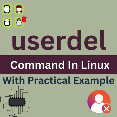 userdel command in linux