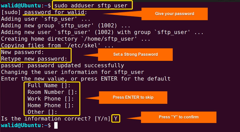 Creating a SFTP user for how to create a new sftp user with a new ssh key in ubuntu 