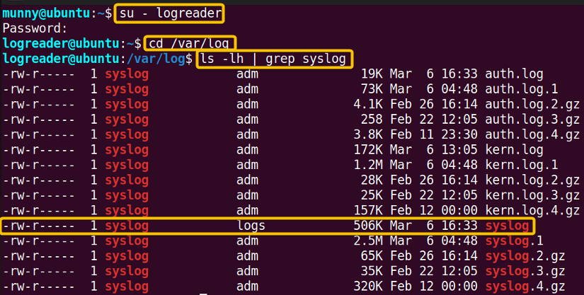Check all syslog files from the log folder.