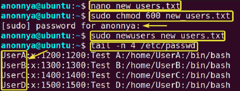 add multiple users in group linux