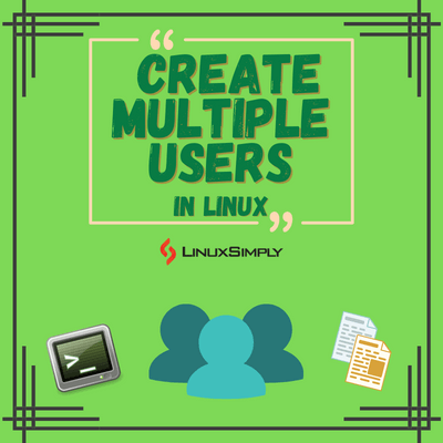 How to create multiple users in linux.