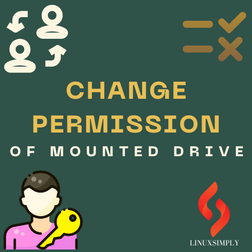 linux change permissions on mounted drive