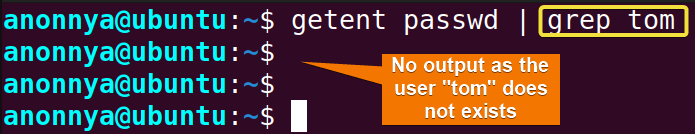 Checking user deletion in Ubuntu
