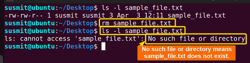 The sample_file.txt has been removed.