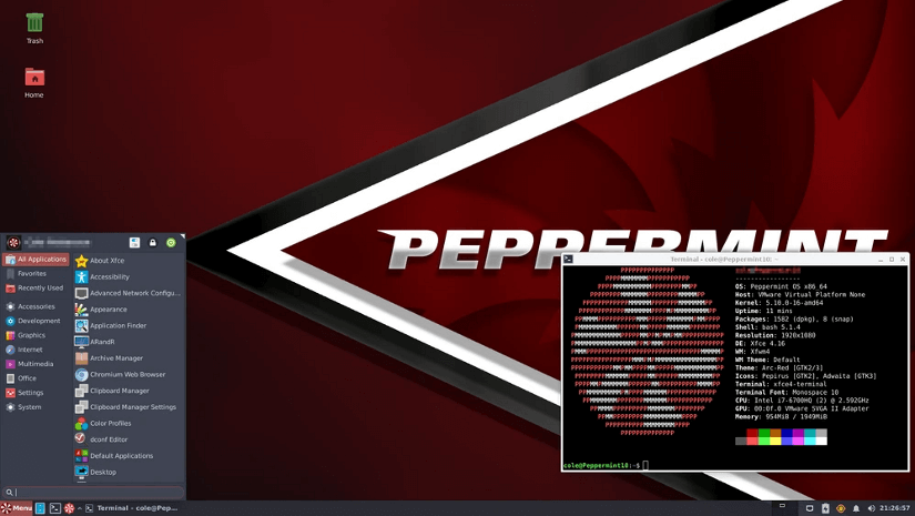 Peppermint OS Linux distro