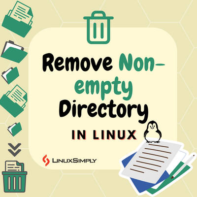 remove non empty directory linux