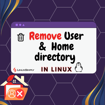 remove user and home directory linux