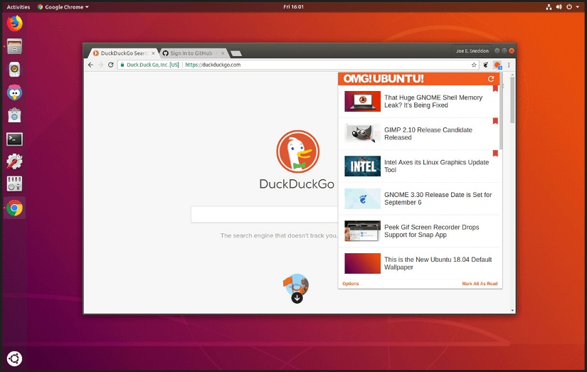 Google chrome is one of the top 10 apps for ubuntu.
