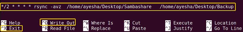 Regular backup command for Samba files in Ubuntu