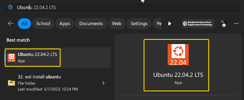Finding Ubuntu in Windows
