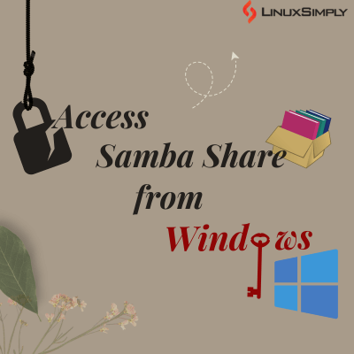 Feature image on How to access Samba share from Windows