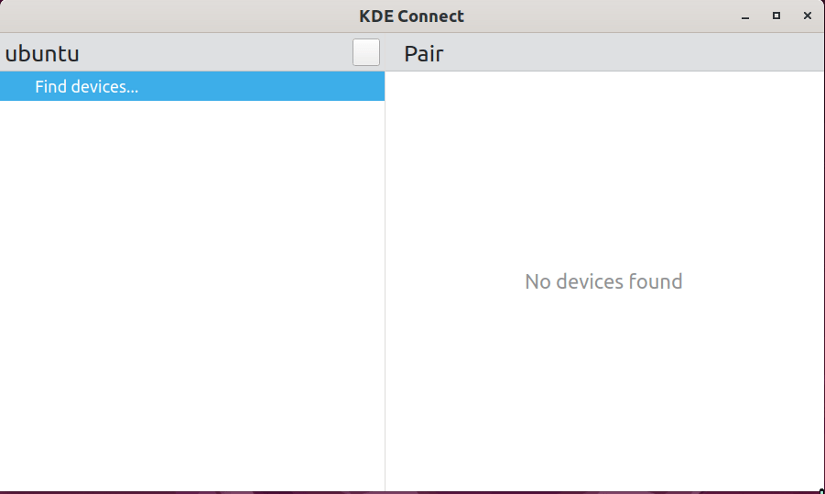 kde connect - share file between devices