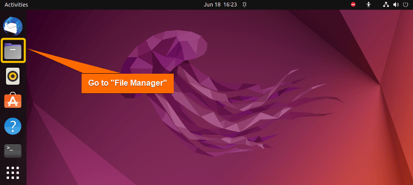 Open file manager