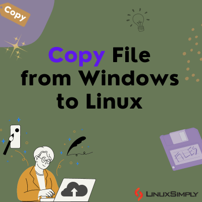 Feature image on Copying file from Windows to Linux using SSH