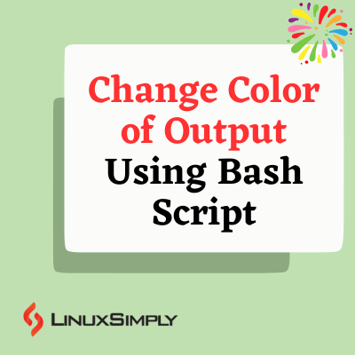 Bash color output.