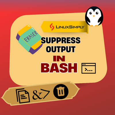 bash suppress output