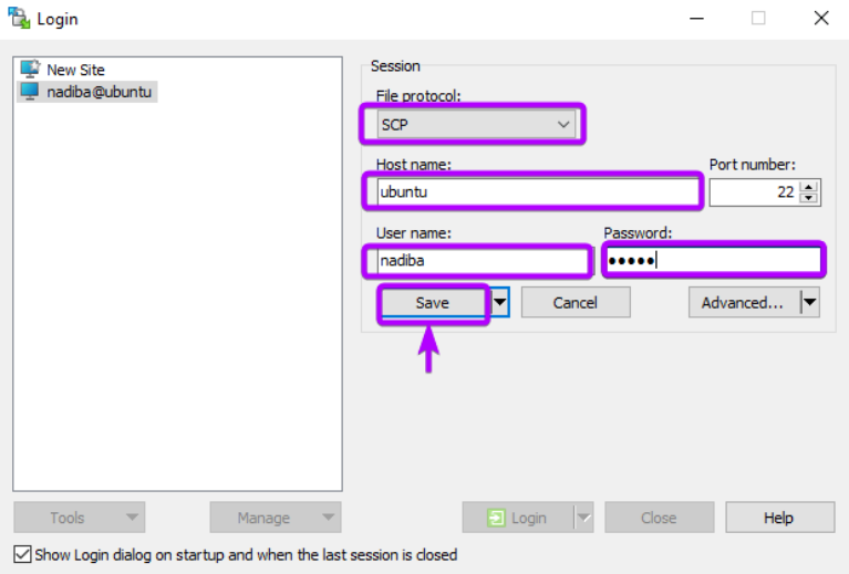 file transfer from windows to linux using ssh