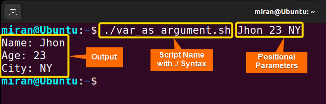 Assigning Variables from Command-Line Arguments
